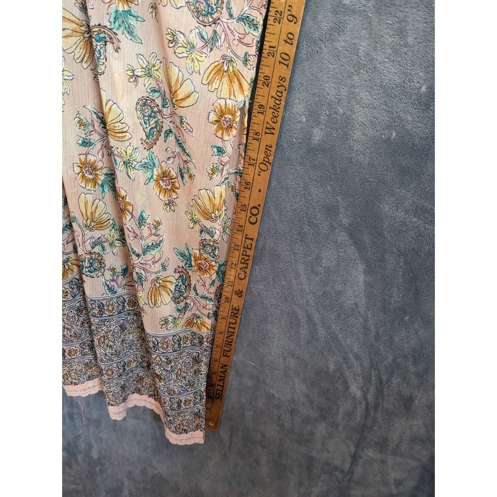 Xhilaration Sheer Lace Duster Robe Romantic Floral Beach Coverup Kimono XL/XXL - Picture 11 of 16